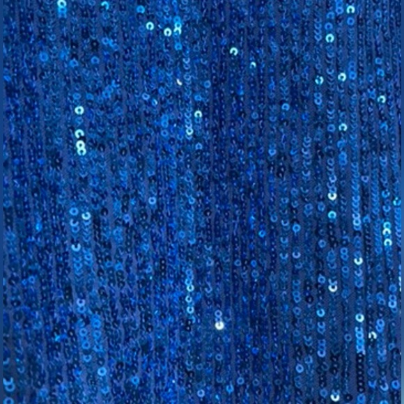 NEW Cece Royal Blue Sequin Top - Picture 11 of 12